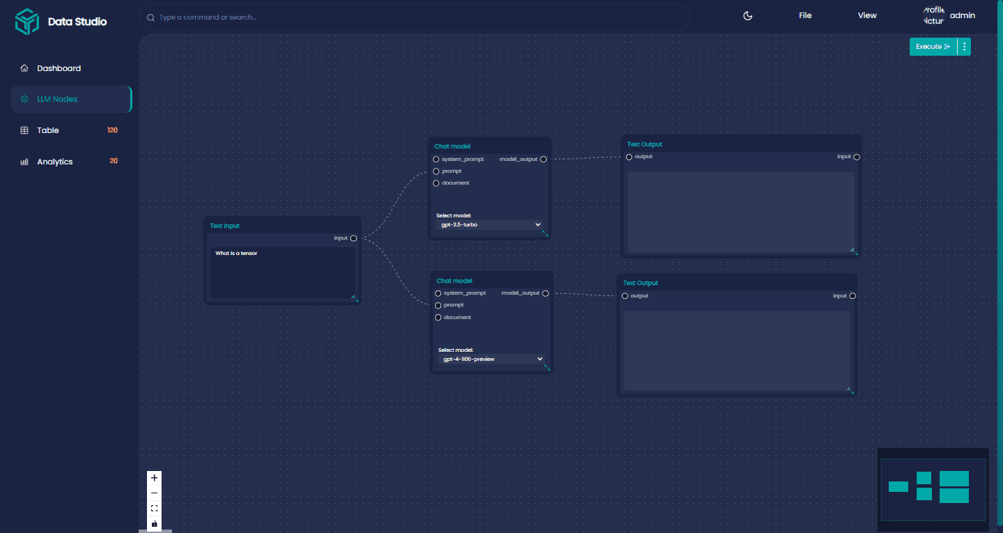 Data studio app